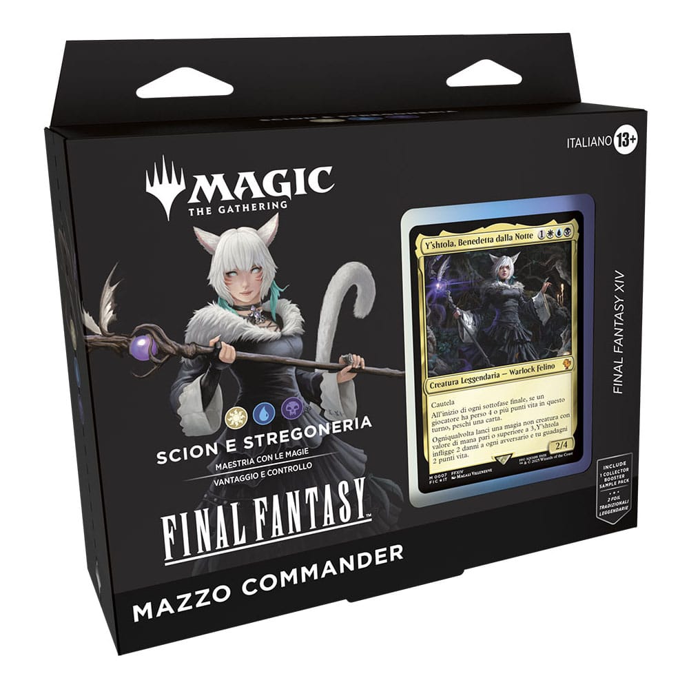 Magic the Gathering Final Fantasy Commander-Decks Display (4) italienisch - Versand: 5-7 Tage nach Bestellung