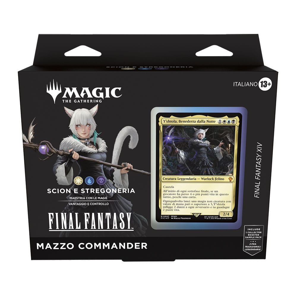 Magic the Gathering Final Fantasy Commander-Decks Display (4) italienisch - Versand: 5-7 Tage nach Bestellung