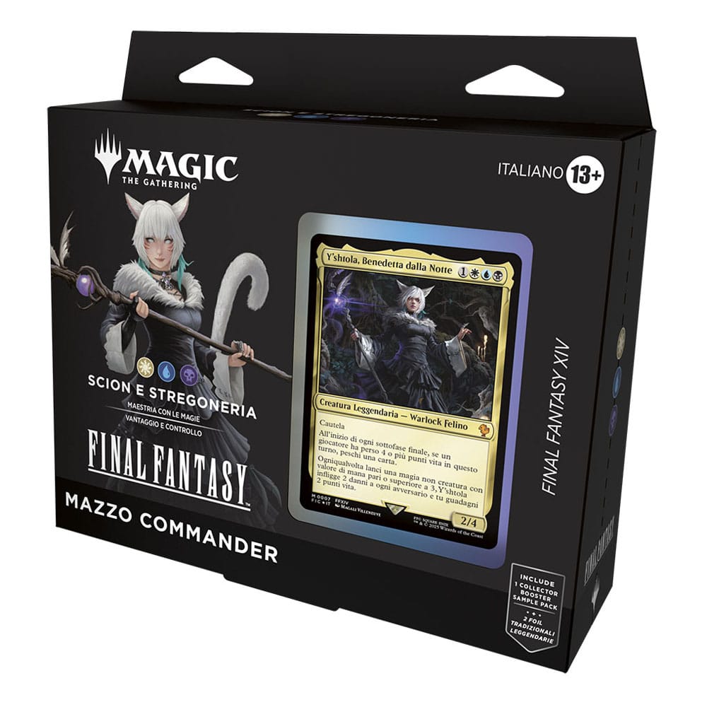 Magic the Gathering Final Fantasy Commander-Decks Display (4) italienisch - Versand: 5-7 Tage nach Bestellung