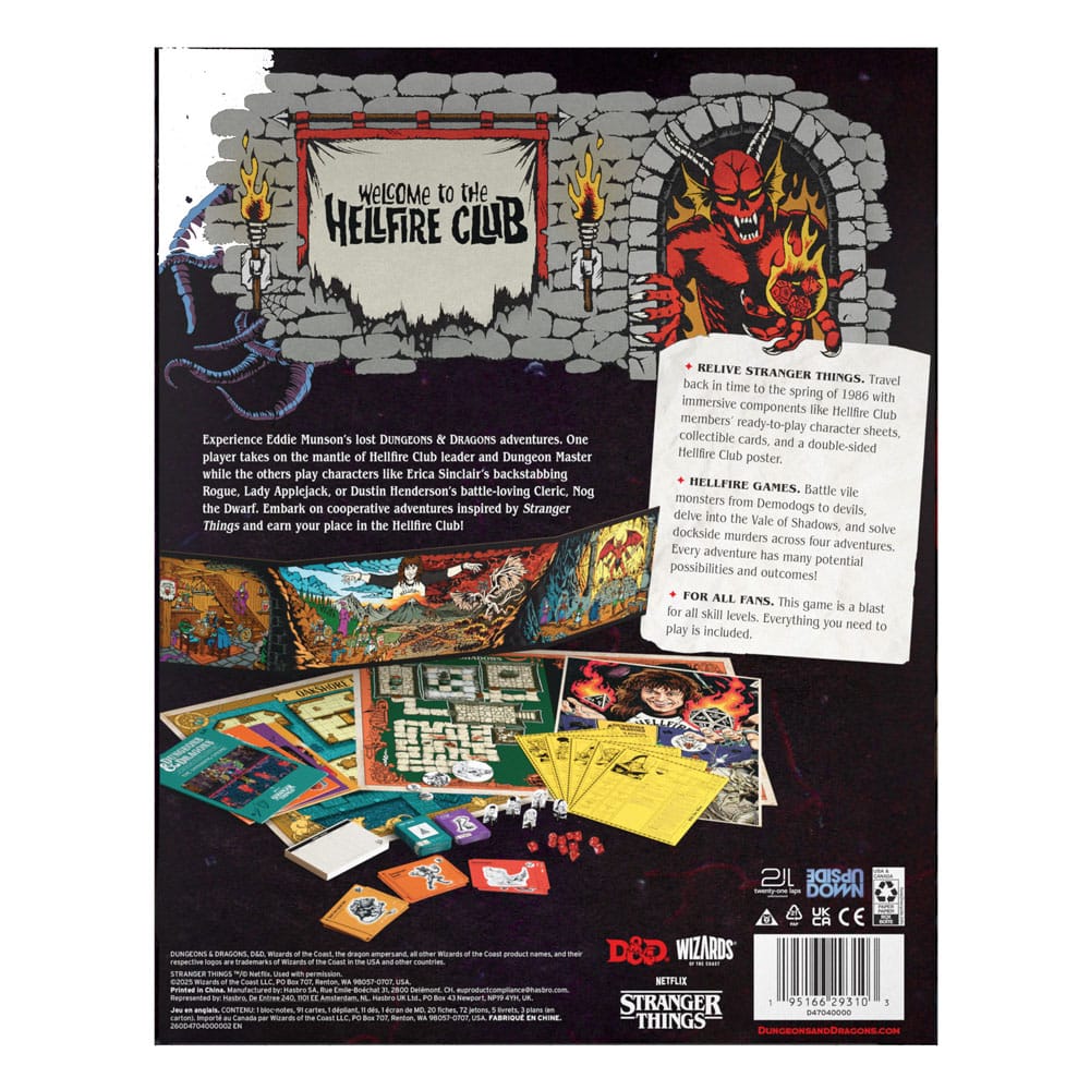 Dungeons & Dragons Brettspiel Stranger Things: Welcome to the Hellfire Club englisch - Preorder - ETA: 07.10.2025