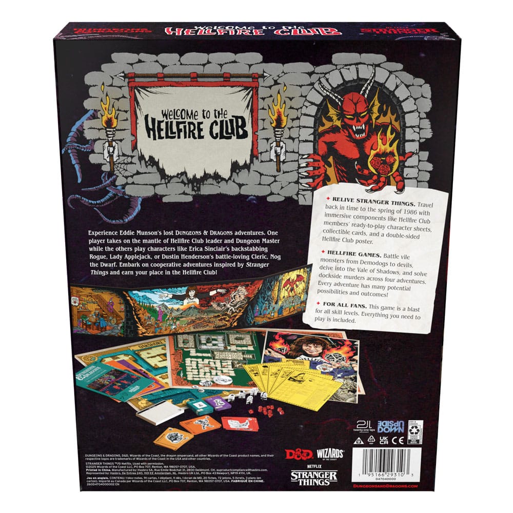 Dungeons & Dragons Brettspiel Stranger Things: Welcome to the Hellfire Club englisch - Preorder - ETA: 07.10.2025