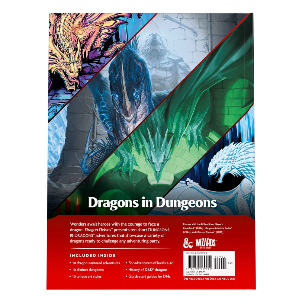 Dungeons & Dragons RPG Dragon Delves: An Adventure Anthology englisch - Versand: 5-7 Tage nach Bestellung
