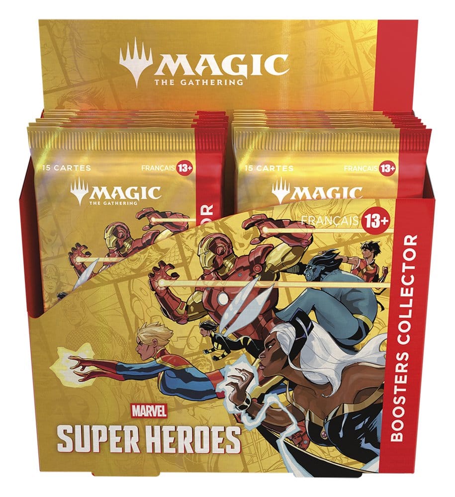 Magic the Gathering Marvel Super Heroes Sammler Booster Display (12) französisch - Versand: 7 Tage nach Bestellung