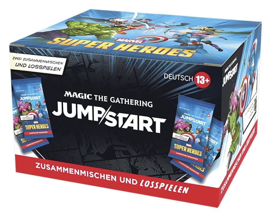 Magic the Gathering Marvel Super Heroes Jumpstart Booster Display (24) deutsch - Versand: 7 Tage nach Bestellung