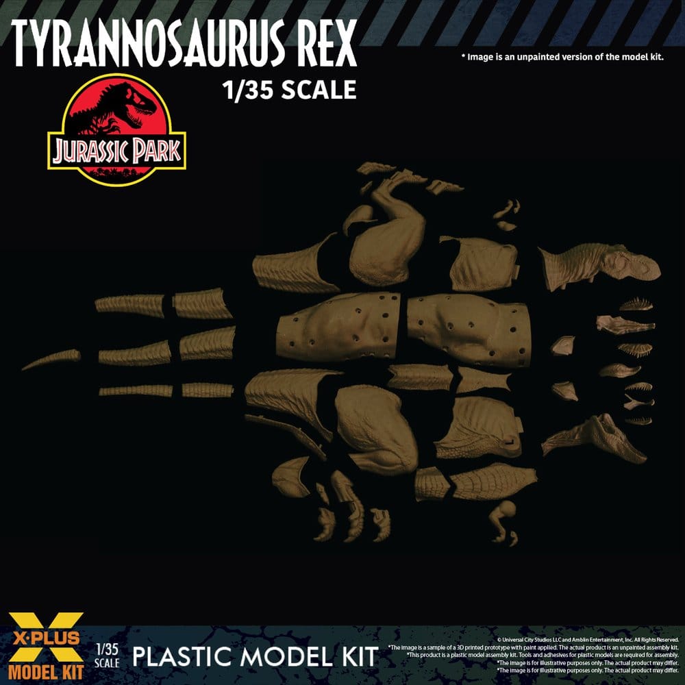 Jurassic Park Plastic Model Kit 1/35 Tyrannosaurus Rex 42 cm - Preorder - ETA: 25.09.2026