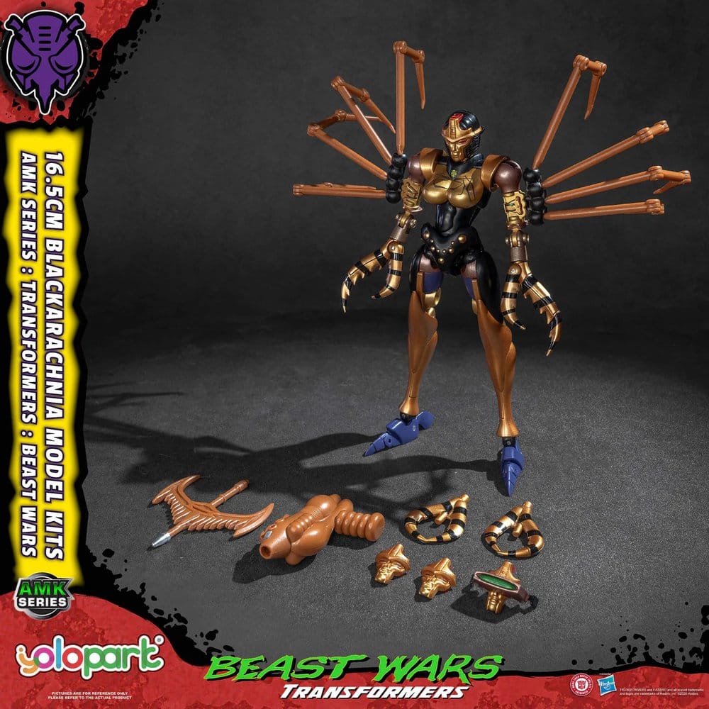 Transformers AMK Series Plastic Model Kit Beast Wars Blackarachnia 18 cm - Preorder - ETA: 25.08.2026