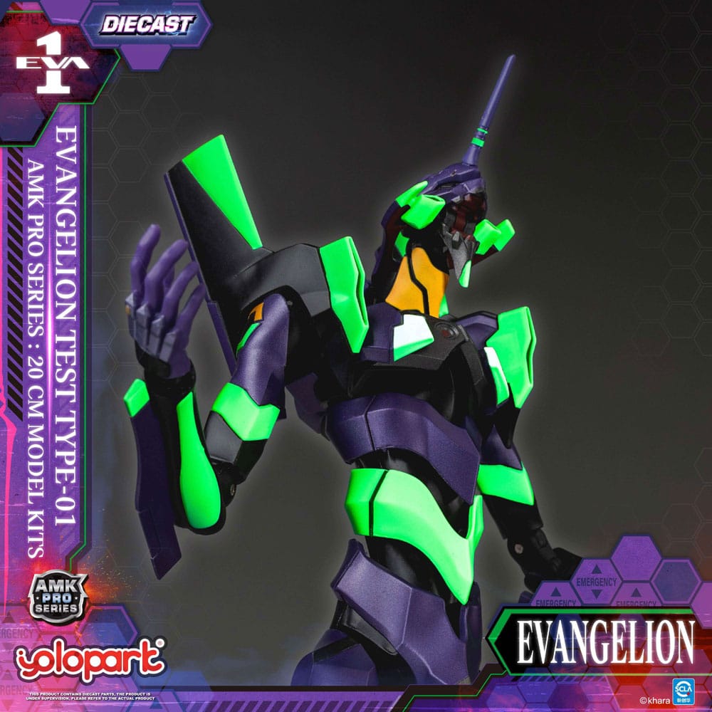 Neon Genesis Evangelion AMK Pro Series Model Kit Eva-01 Test Type 20 cm - Preorder - ETA: 25.02.2026