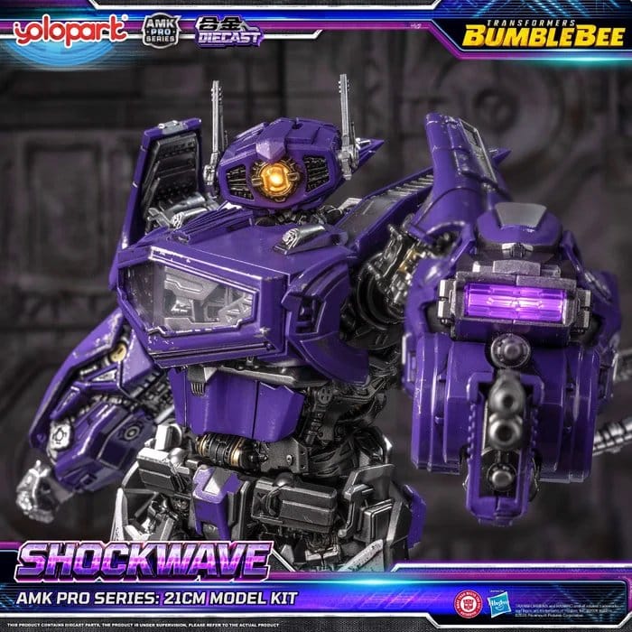 Transformers: Bumblebee the Movie AMK PRO Series Plastic Model Kit Shockwave 21 cm - Preorder - ETA: 25.01.2027