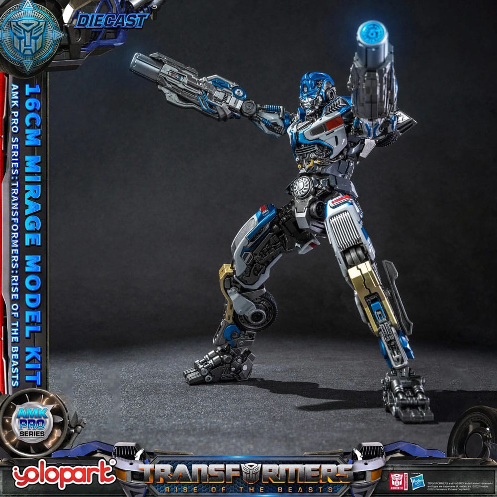 Transformers: Rise of the Beasts AMK Pro Series Plastic Model Kit Mirage (Oversea Version) 16 cm - Versand: 5-7 Tage nach Bestellung