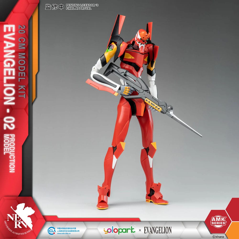 Neon Genesis Evangelion AMK Series Plastic Model Kit Eva-02 20 cm - Preorder - ETA: 06.11.2025