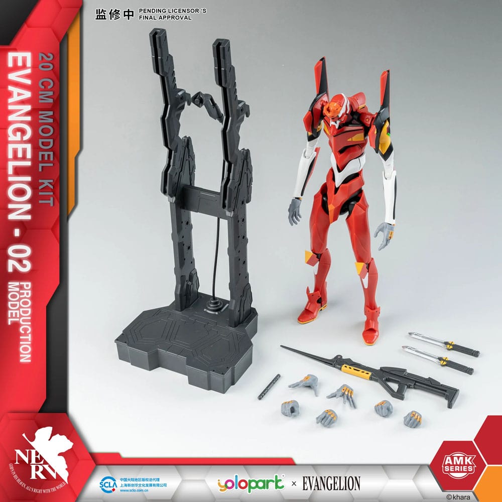 Neon Genesis Evangelion AMK Series Plastic Model Kit Eva-02 20 cm - Preorder - ETA: 06.11.2025