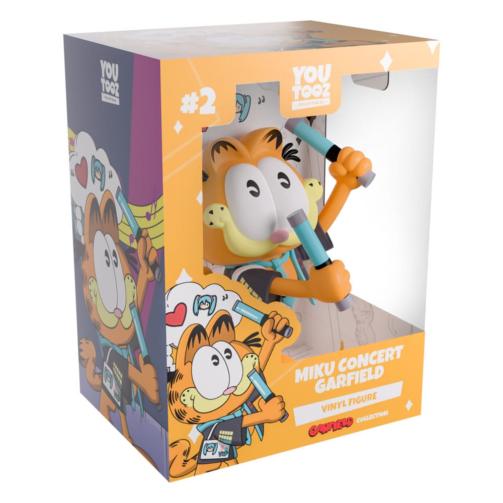 Hatsune Miku x Garfield Vinyl Figur Miku Concert Garfield 13 cm - Preorder - ETA: 20.10.2026