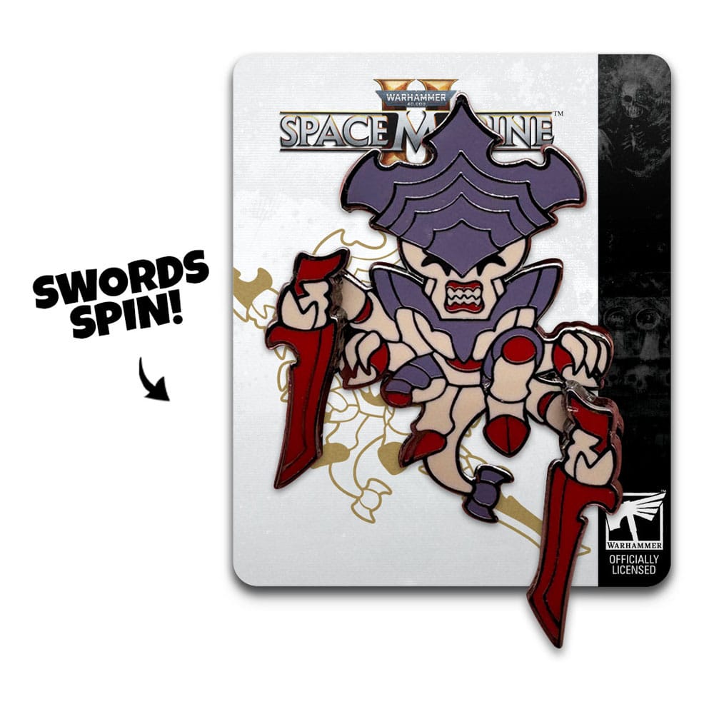 Space Marine 2 Ansteck-Pin Tyranid Warrior 5 cm - Versand: 7 Tage nach Bestellung