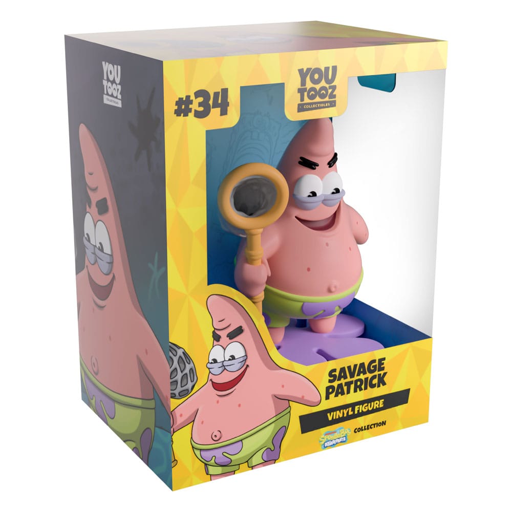 SpongeBob Schwammkopf Vinyl Figur Savage Patrick 11 cm   - Preorder - ETA: 25.07.2026