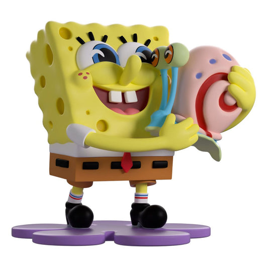 SpongeBob Schwammkopf Vinyl Figur Spongebob & Gary 9 cm  - Preorder - ETA: 25.07.2026