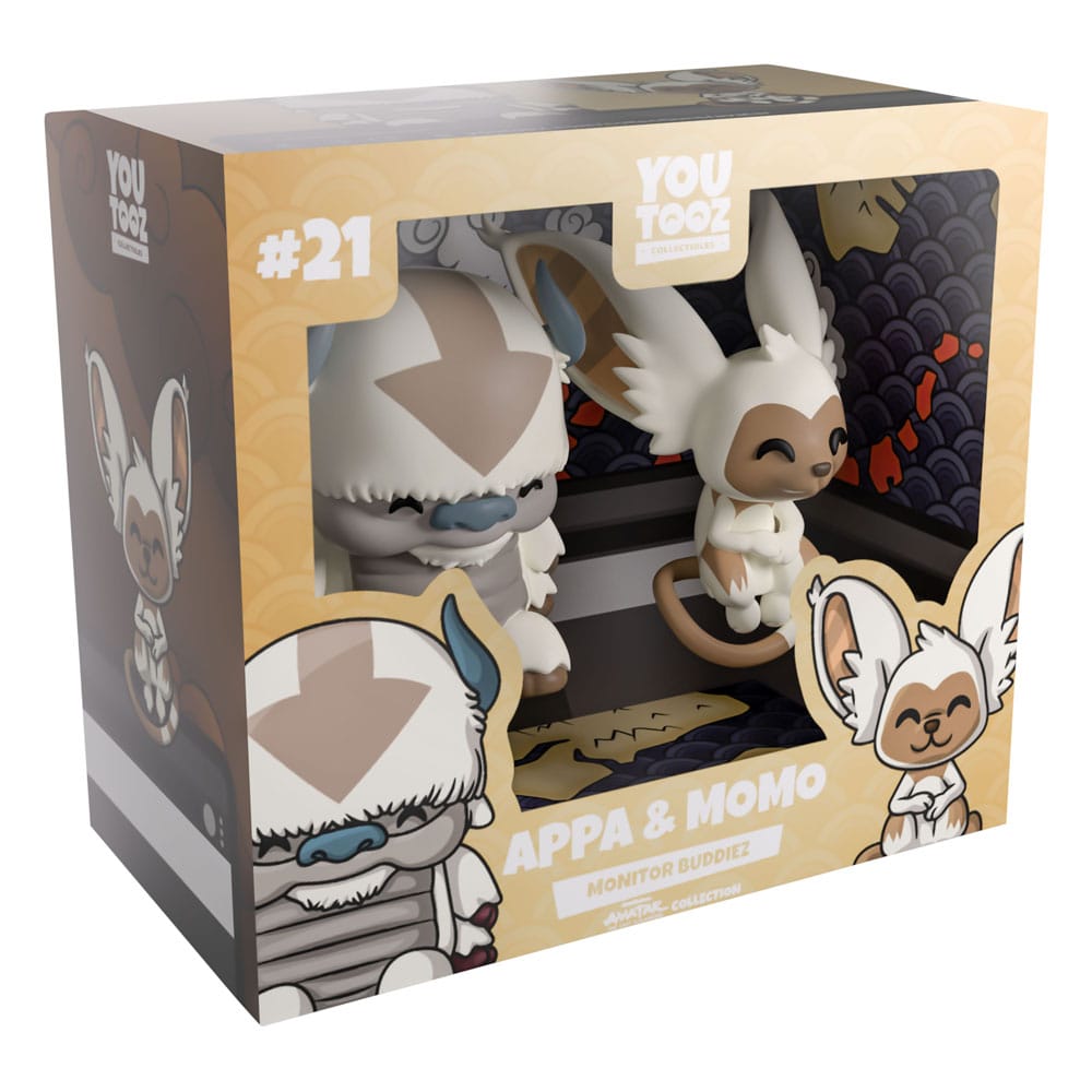 Avatar: The Last Airbender Vinyl Figuren Appa and Momo Monitor Buddiez 5 cm - Preorder - ETA: 30.06.2026