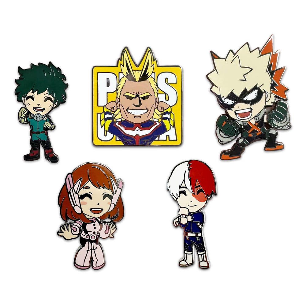 My Hero Academia Ansteck-Pins Set 5 cm (6)      - Versand: 5-7 Tage nach Bestellung