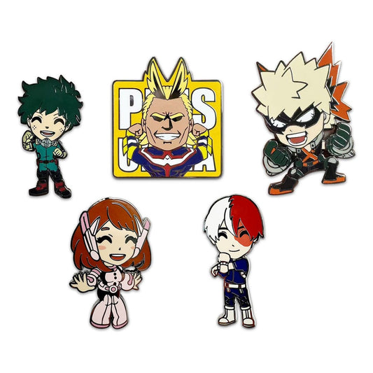 My Hero Academia Ansteck-Pins Set 5 cm (6)      - Versand: 5-7 Tage nach Bestellung