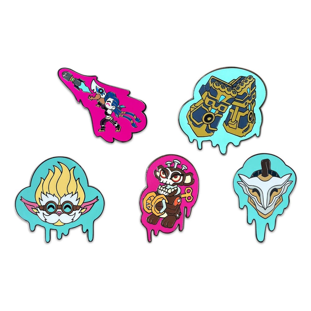 Arcane Ansteck-Pins Set 5 cm (6) - Versand: 5-7 Tage nach Bestellung