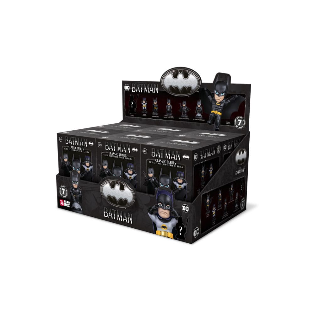 DC Comics Hero Box Generations Series Minifiguren Batman 8 cm Display (6) - Preorder - ETA: 08.11.2025