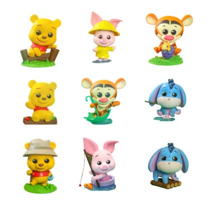 Disney Cosbi Minifiguren Winnie Puuh 8 cm Blind Box Display (8)             - Preorder - ETA: 25.04.2026