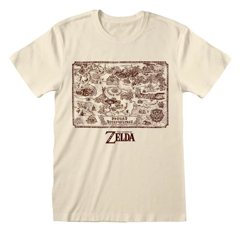 The Legend of Zelda T-Shirt Map Of Kingdom Größe XL - Preorder - ETA: 28.12.2026