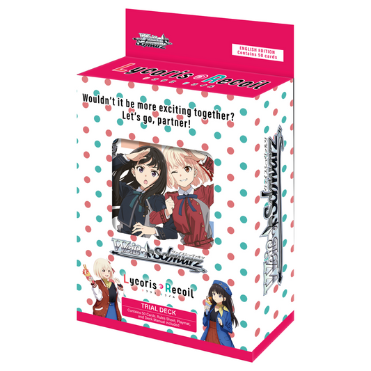 Weiß Schwarz - Lycoris Recoil Trial Deck - englische Ausgabe - sofort lieferbar