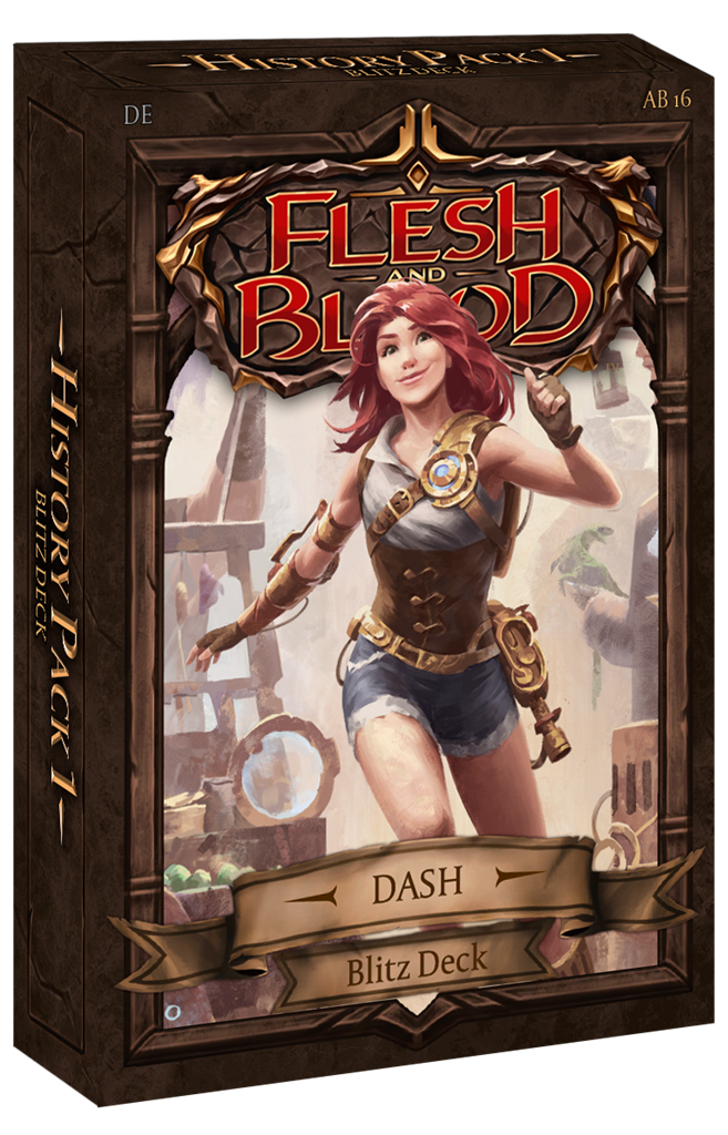 Flesh & Blood TCG - History Pack 1 - Dash Blitz Deck – deutsche Ausgabe - sofort lieferbar