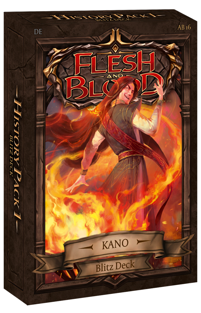 Flesh & Blood TCG - History Pack 1 - Kano Blitz Deck – deutsche Ausgabe - sofort lieferbar