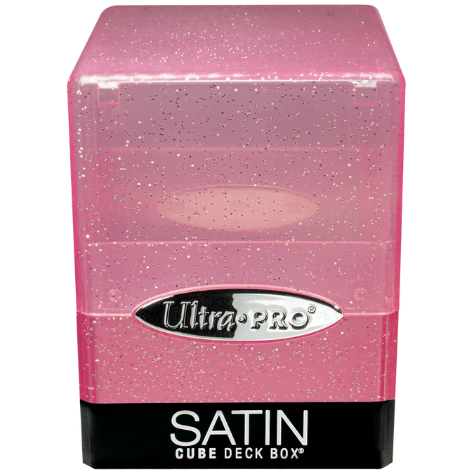 Ultra Pro Satin Cube – Glitter Pink Deck Box - sofort lieferbar