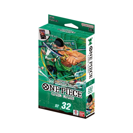 One Piece Card Game Roronoa Zoro Starter Deck ST-32 Englisch - sofort lieferbar