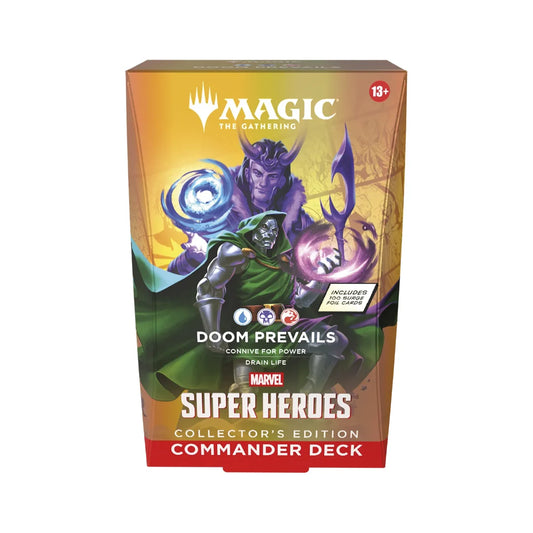 Magic: The Gathering | Marvel Super Heroes: "Doom Prevails" Commander Deck: Collector's Edition – Englisch - sofort verfügbar