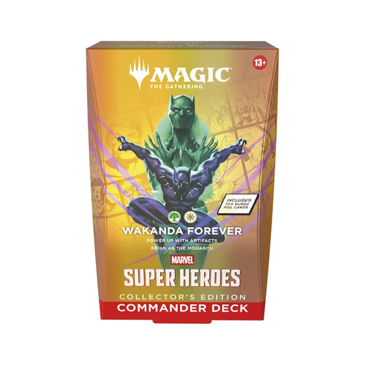 Magic: The Gathering | Marvel Super Heroes: "Wakanda Forever" Commander Deck: Collector's Edition – Englisch - sofort verfügbar