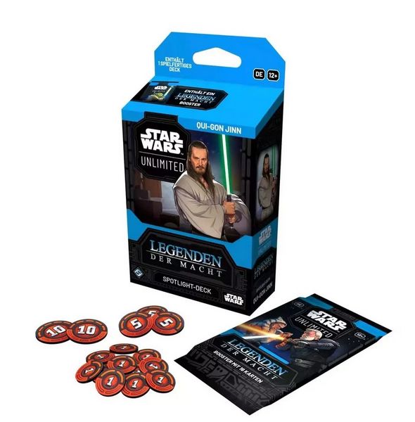 Star Wars Unlimited TCG Legenden der Macht: Spotlight Deck: Qui-Gon Jinn - englisch - sofort lieferbar