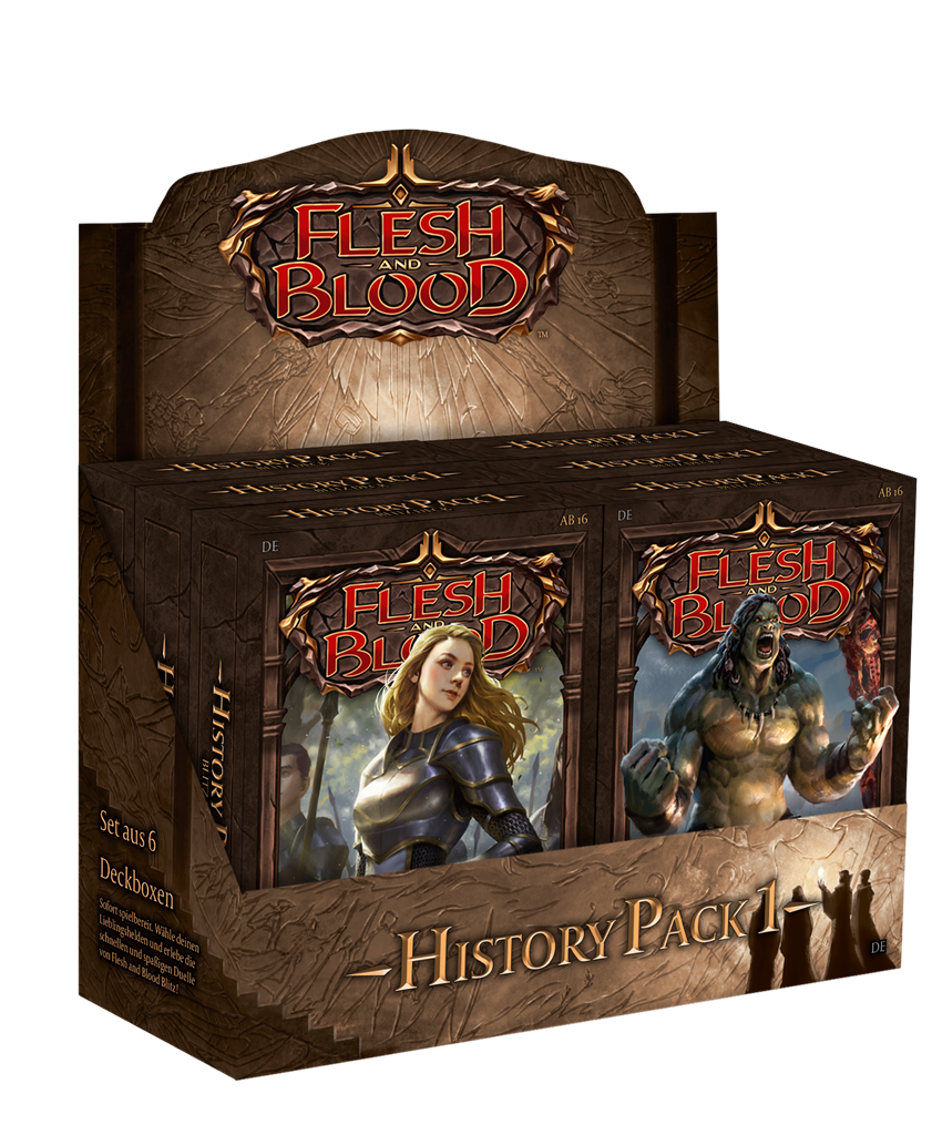 Flesh & Blood TCG - History Pack 1 Display of Blitz Decks – deutsche Ausgabe - sofort lieferbar