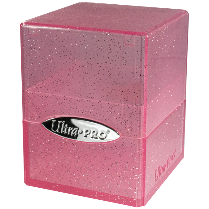 Ultra Pro Satin Cube – Glitter Pink Deck Box - sofort lieferbar