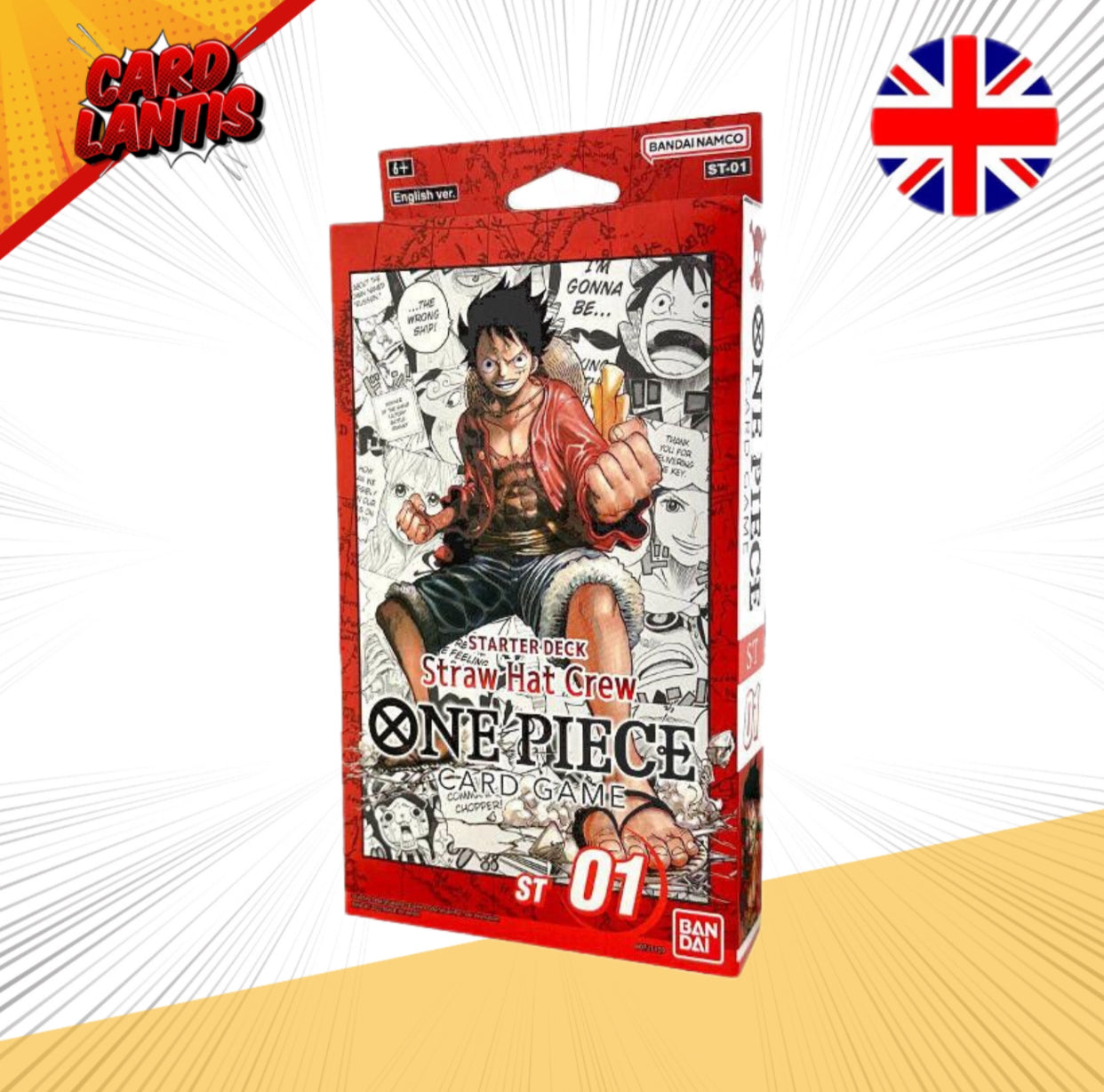 One Piece Card Game - Straw Hat Crew Starter Deck ST-01 - Englisch