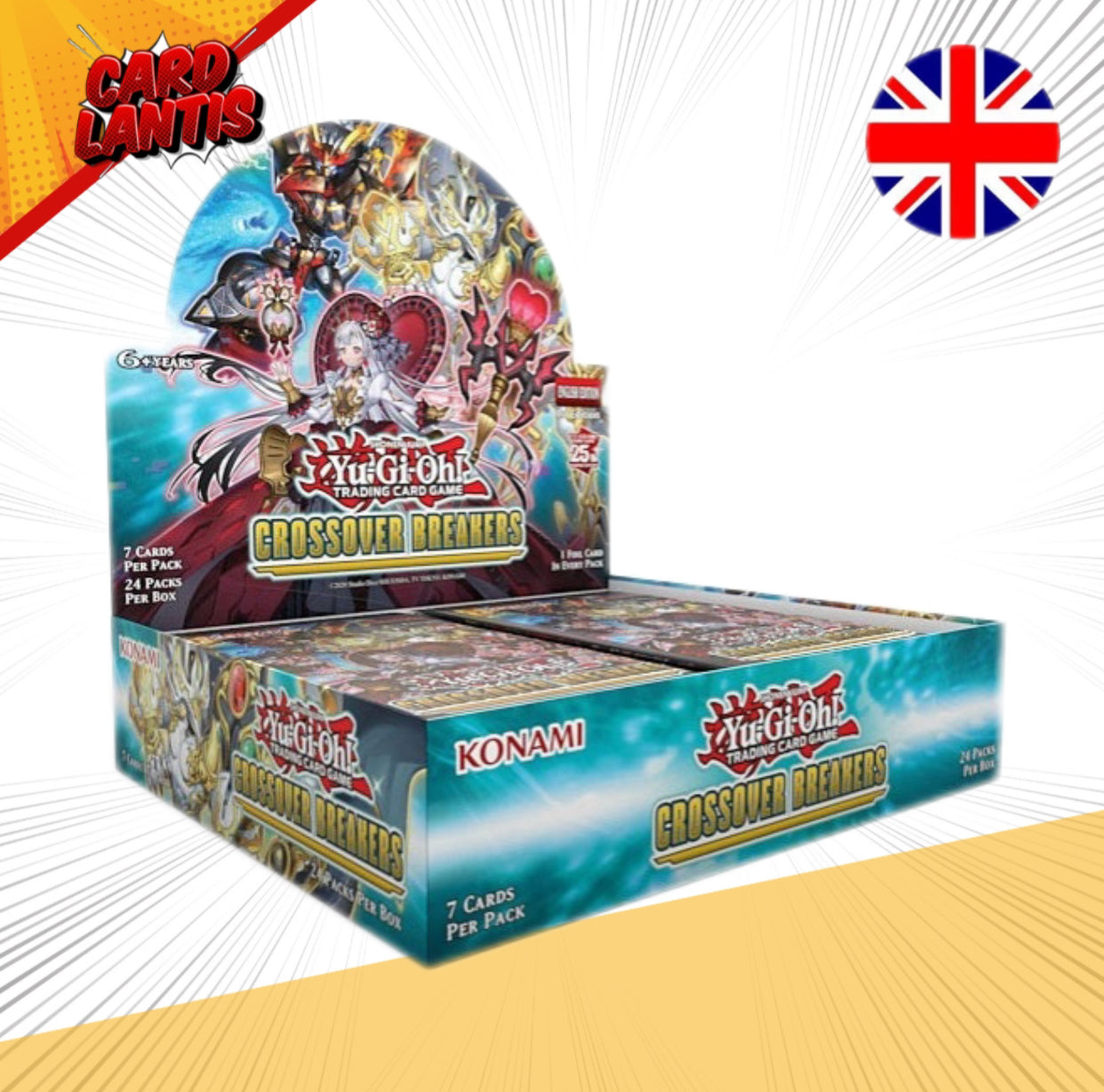 Yu-Gi-Oh! TCG Crossover Breakers Booster Display (24) Englische Version - sofort lieferbar