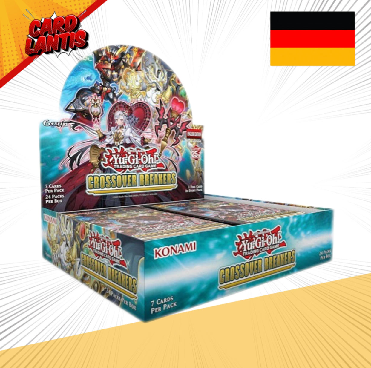 Yu-Gi-Oh! TCG Crossover Breakers Booster Display (24) Deutsche Version - sofort lieferbar