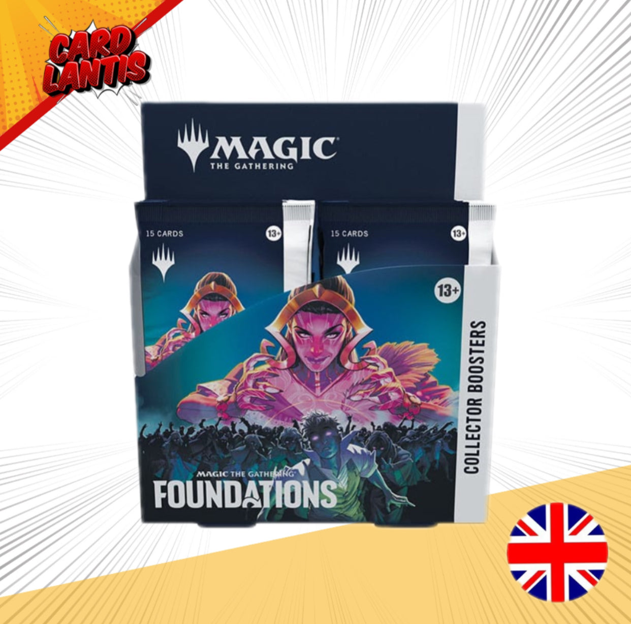 Magic the Gathering Foundations Sammler Booster Display (12) Englisch