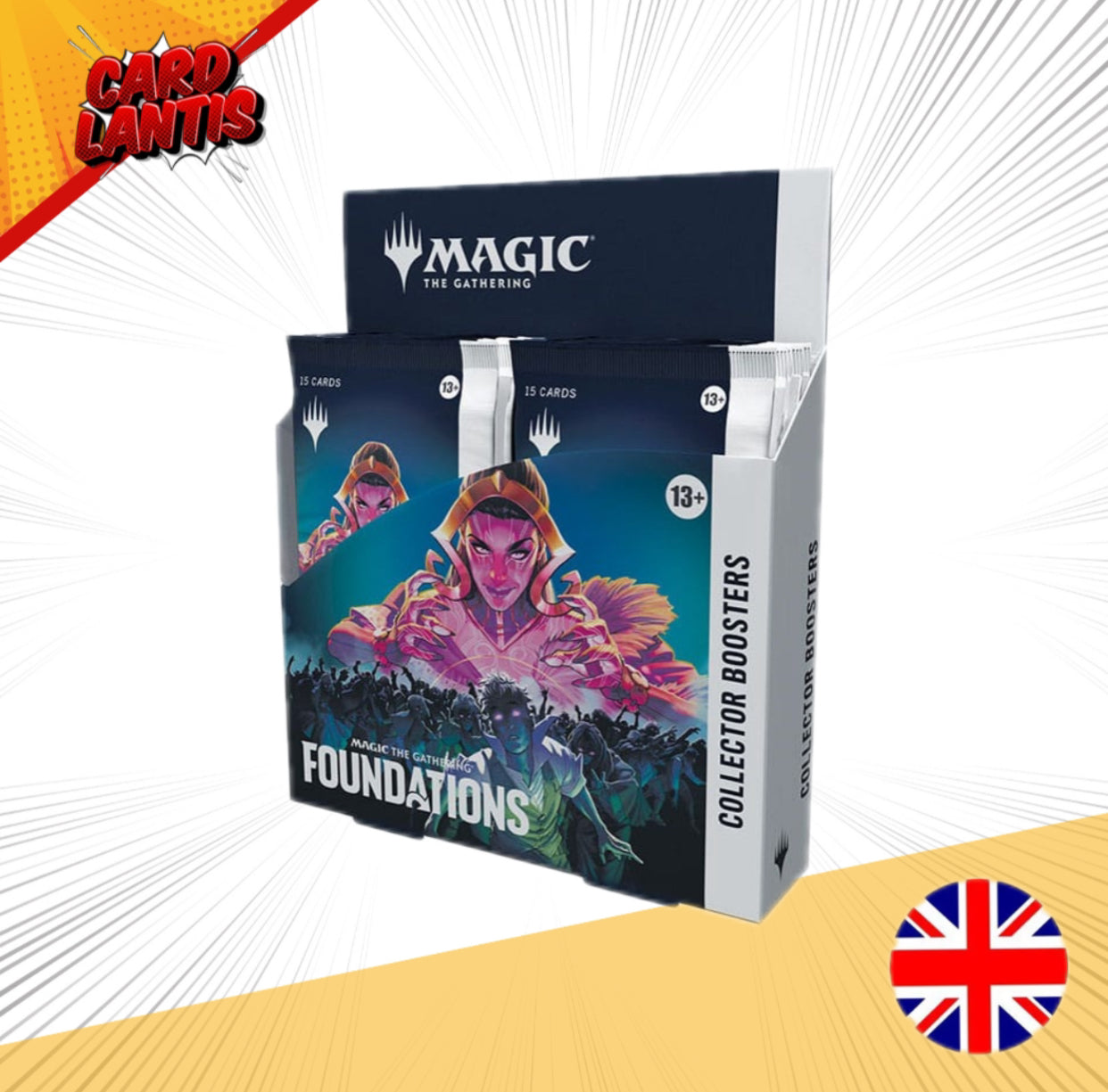 Magic the Gathering Foundations Sammler Booster Display (12) Englisch