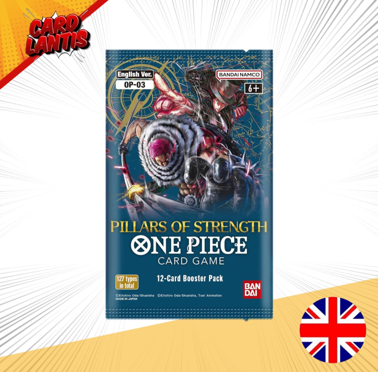 One Piece - Pillars Of Strength (OP-03) Display Englisch