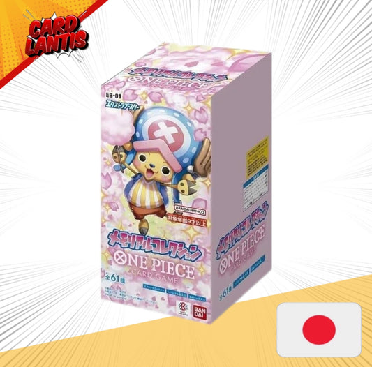 One Piece Card Game EB-01 Memorial Collection Display Japanisch