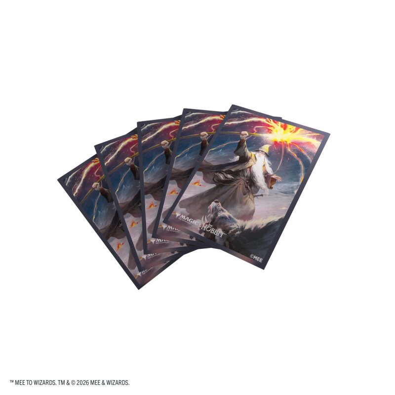 Gamegenic - Magic: The Gathering | The Hobbit Premium Art Sleeves - Gandalf, Shadow's Foe - sofort lieferbar