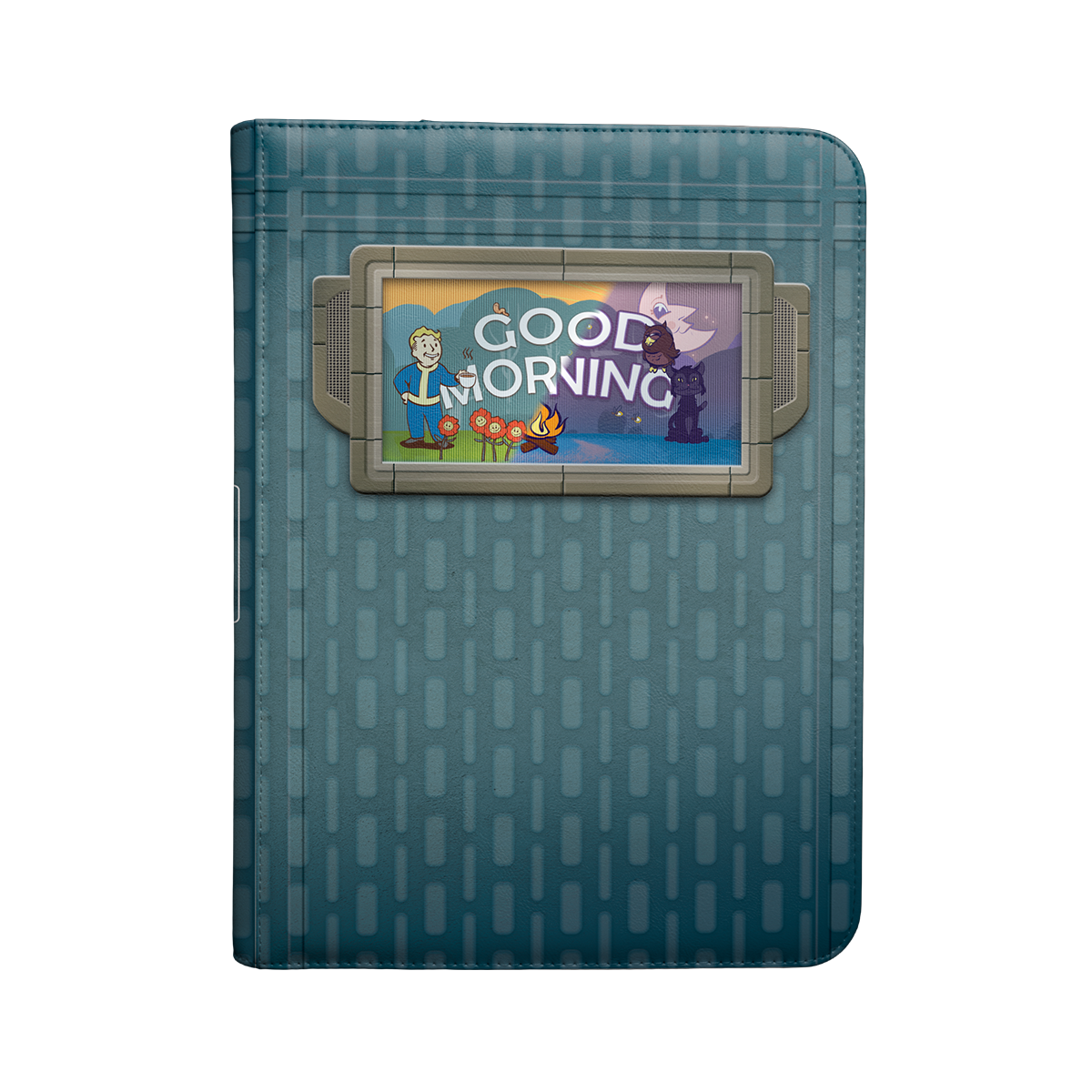 Ultra PRO - Fallout - Vault Boy - Good Morning/Good Evening Lenticular 9-Pocket Zippered Premium PRO-BINDER® for Tabletop Gaming - Preorder - ETA: 30.09.2026