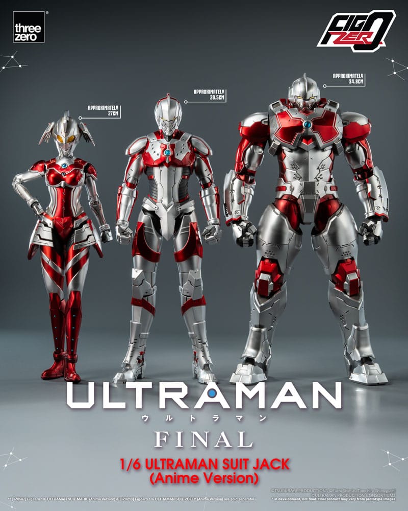 Ultraman Final FigZero Actionfigur 1/6 Ultraman Suit Jack Anime Version 35 cm   - Preorder - ETA: 31.07.2026