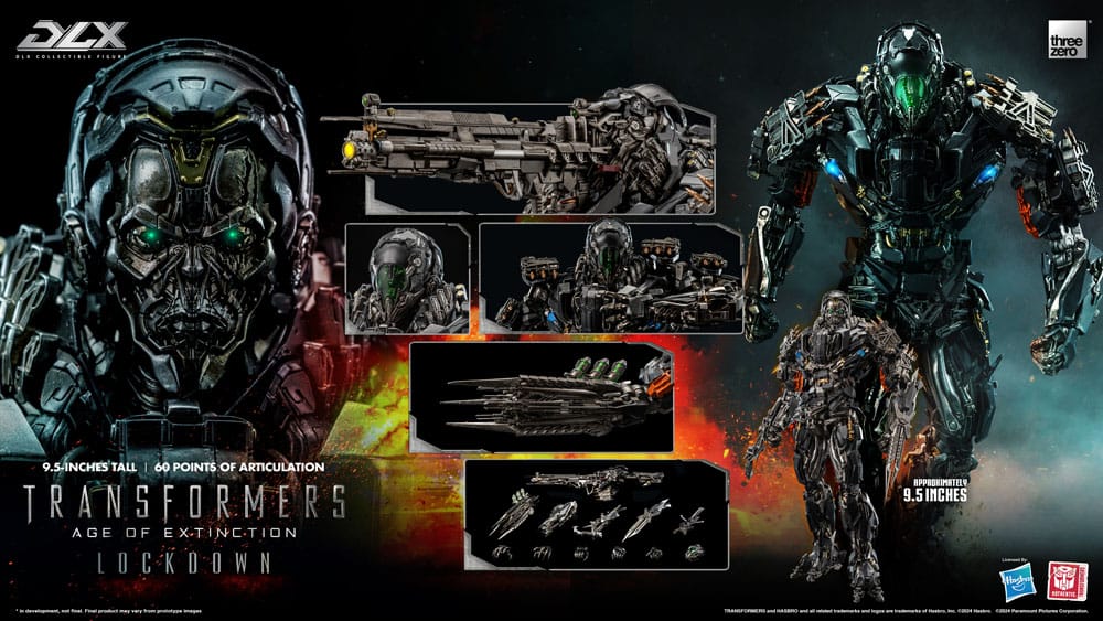 Transformers: Age of Extinction DLX Actionfigur 1/6 Lockdown 24 cm   - Preorder - ETA: 09.09.2026