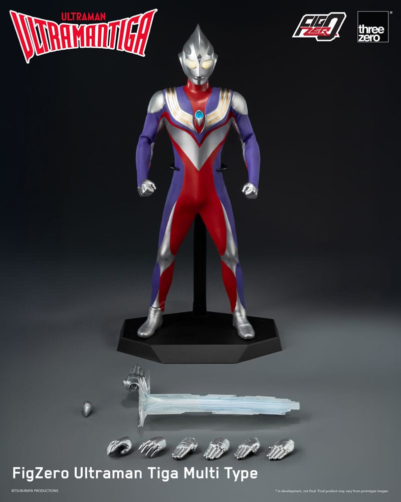 Ultraman Tiga FigZero Actionfigur 1/6 Ultraman Tiga Multi Type 32 cm - Preorder - ETA: 31.07.2026