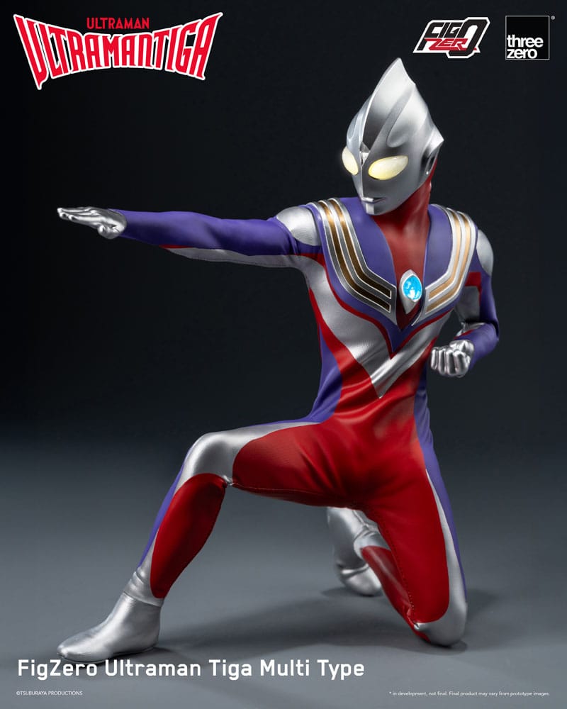 Ultraman Tiga FigZero Actionfigur 1/6 Ultraman Tiga Multi Type 32 cm - Preorder - ETA: 31.07.2026