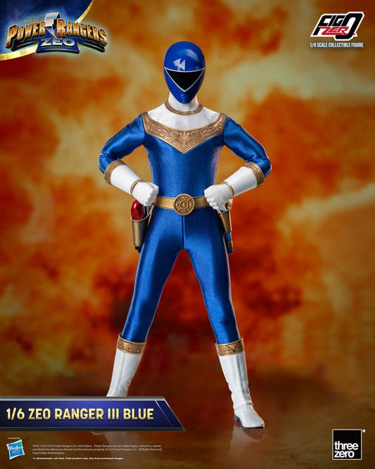 Power Rangers Zeo FigZero Actionfigur 1/6 Ranger III Blue 30 cm - Versand: 5-7 Tage nach Bestellung